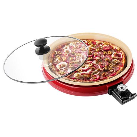 Panela Elétrica e Multi Grill Ceramic Pan Vermelha 35cm 220v - Cadence Menor preço em Panela Elétrica e Multi Grill Ceramic Pan Vermelha 35cm 220v - Cadence
