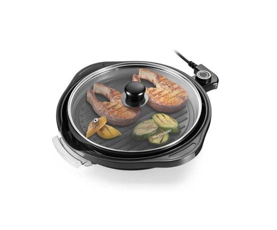 Panela Elétrica Grill 110 220v Redonda Carne Pizza Massa - Multilaser Menor preço em Panela Elétrica Grill 110 220v Redonda Carne Pizza Massa - Multilaser