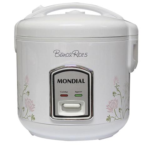 Panela Elétrica Mondial Bianca Rice 5 NPE-05-5X Branca - 127V Menor preço em Panela Elétrica Mondial Bianca Rice 5 NPE-05-5X Branca - 127V
