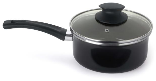 Panela Esmaltada Preta Vivace 18 cm 1,8 litros Forma Menor preço em Panela Esmaltada Preta Vivace 18 cm 1,8 litros Forma