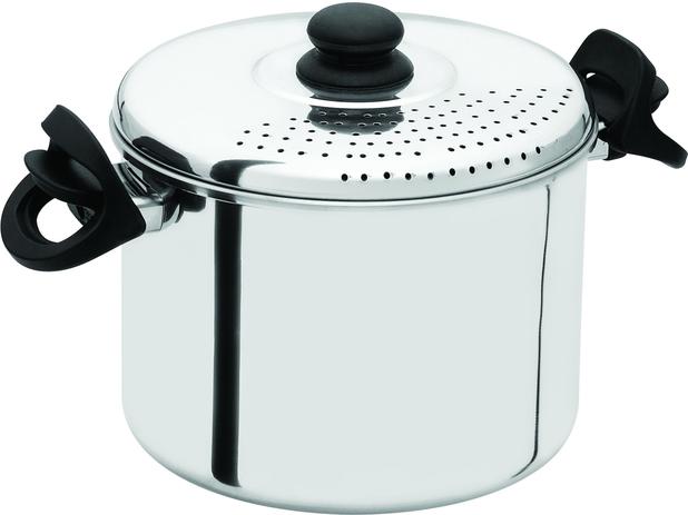 Panela Espagueteira Macarrão N20cm 4,40L Alumínio Polida - Fort-Lar Menor preço em Panela Espagueteira Macarrão N20cm 4,40L Alumínio Polida - Fort-Lar