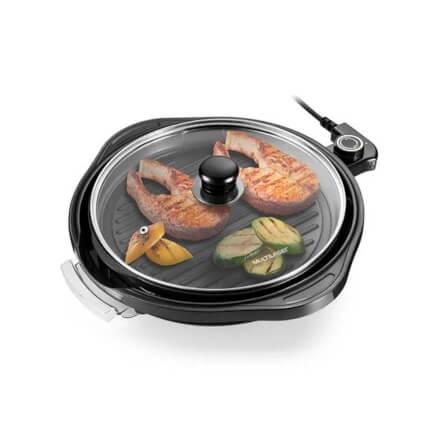 Panela Grill Gourmet 220V com 1200W Grelha Antiaderente - Multilaser Menor preço em Panela Grill Gourmet 220V com 1200W Grelha Antiaderente - Multilaser