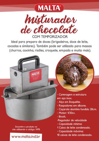 Panela Misturador Elétrico de Chocolate - Malta Menor preço em Panela Misturador Elétrico de Chocolate - Malta