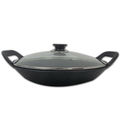 Panela Risoto de Ferro 2,5L C/ Tampa de Vidro Panela Mineira Menor preço em Panela Risoto de Ferro 2,5L C/ Tampa de Vidro Panela Mineira