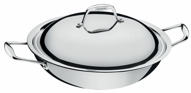 Panela Wok c/ Alças Trix 32cm 5,10L Design Collection 62838/320 Tramontina Menor preço em Panela Wok c/ Alças Trix 32cm 5,10L Design Collection 62838/320 Tramontina
