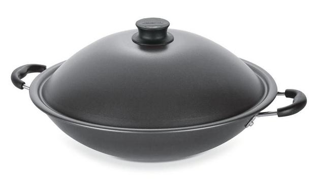 Panela Wok de Aluminio - 36Cm - Preto - Tramontina Menor preço em Panela Wok de Aluminio - 36Cm - Preto - Tramontina