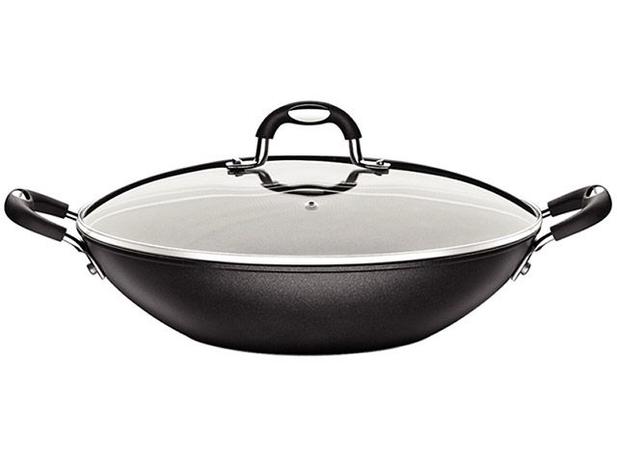 Panela Wok Tramontina Alumínio 4,8L 32cm - com Tampa 20868/032