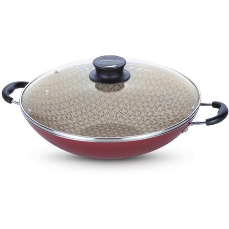 Panela Wok Tramontina Paris Antiaderente 36cm Cereja é boa?