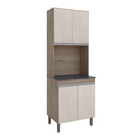 Paneleiro Duplo 04 Portas Malbec Avelã PT Móveis 70 cm Menor preço em Paneleiro Duplo 04 Portas Malbec Avelã PT Móveis 70 cm