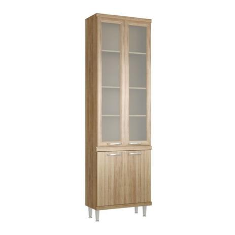Paneleiro Duplo 04 Portas Sicilia Argila Multimoveis 70 CM - Multimóveis Menor preço em Paneleiro Duplo 04 Portas Sicilia Argila Multimoveis 70 CM - Multimóveis