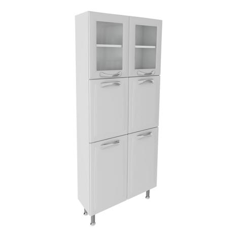 Paneleiro Duplo Itatiaia Premium IPLDV-80 NG 6 Portas Branco - Itatiaia móveis Menor preço em Paneleiro Duplo Itatiaia Premium IPLDV-80 NG 6 Portas Branco - Itatiaia móveis