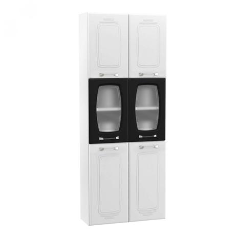 Paneleiro Duplo Novitá  2 Portas com Vidro Telasul Branco/Preto é boa?