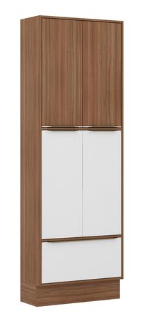 Paneleiro Multimóveis Calábria Duplo 5405R Nogueira/Branco com Rodapé é ruim? Paneleiro Multimóveis Calábria Duplo 5405R Nogueira/Branco com Rodapé é boa?