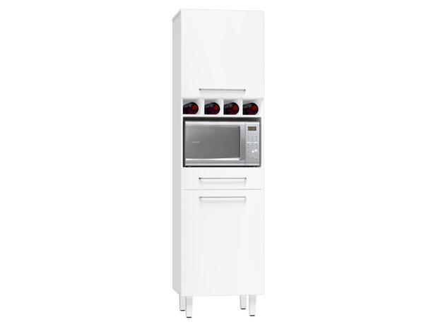 Paneleiro p/ microondas c/ garrafeiro color branco lacca - Zanzini é boa?