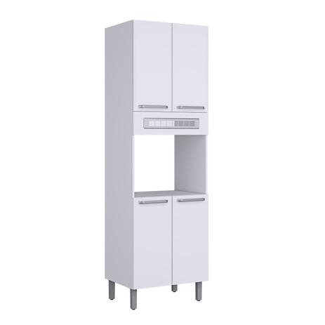 Paneleiro Torre Quente 4 Portas 1 Nicho Cacau Itatiaia Branco Menor preço em Paneleiro Torre Quente 4 Portas 1 Nicho Cacau Itatiaia Branco
