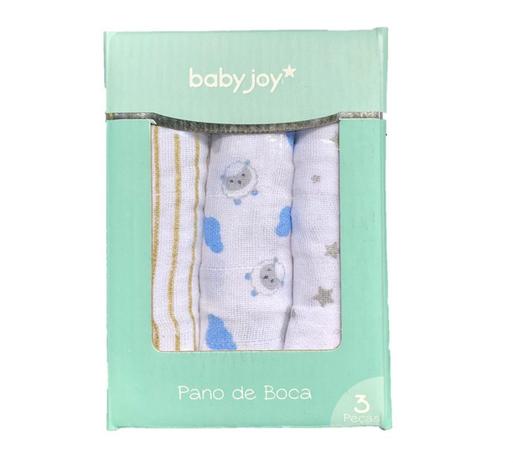 Pano De Boca Ovelhinha 3un. - Baby Joy Menor preço em Pano De Boca Ovelhinha 3un. - Baby Joy