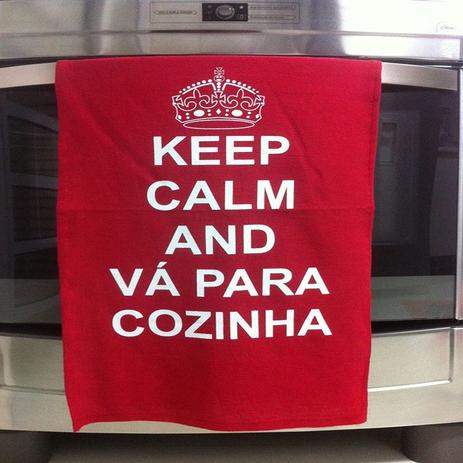 Pano de Prato Keep Calm e Vá Para Cozinha I - Ateliær lao rosa Menor preço em Pano de Prato Keep Calm e Vá Para Cozinha I - Ateliær lao rosa