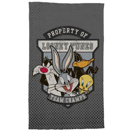 Pano de Prato Looney Tunes Team Champs - Yaay é boa?