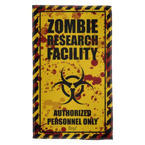 Pano de Prato Zombie Research Facility - Blood - Geek10 é boa?