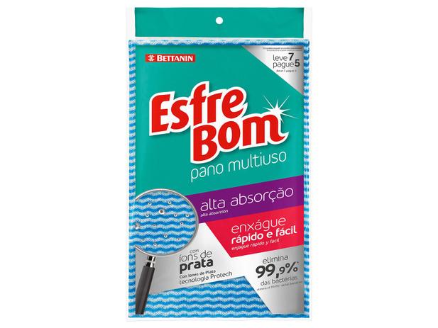 Pano Multiuso Bettanin BTN490557 - 7 Unidades Menor preço em Pano Multiuso Bettanin BTN490557 - 7 Unidades