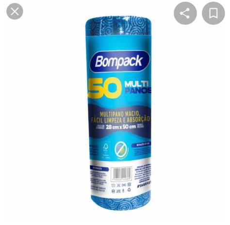 Pano multiuso bompack 50un é boa?