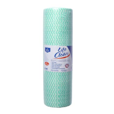 Pano Multiuso Verde Rolo com 30cm x 25m Life Clean Menor preço em Pano Multiuso Verde Rolo com 30cm x 25m Life Clean