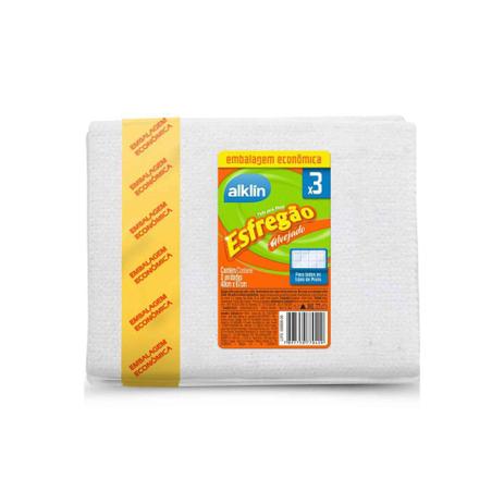 Pano para Limpeza Alvejado com 3 Unidades Branco - Alklin é boa?
