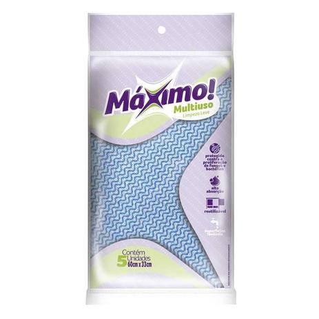 Pano Perfex Multiuso Maximo com 5 Unidades 60X33cm Ober Menor preço em Pano Perfex Multiuso Maximo com 5 Unidades 60X33cm Ober