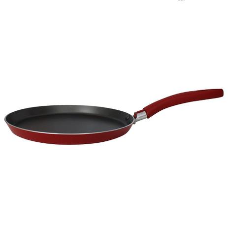 Panquequeira antiaderente Brinox Oleum 22cm vermelha Menor preço em Panquequeira antiaderente Brinox Oleum 22cm vermelha