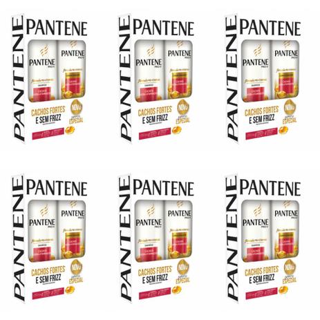 Pantene Cachos Shampoo + Condicionador 175ml (Kit C/12) Menor preço em Pantene Cachos Shampoo + Condicionador 175ml (Kit C/12)