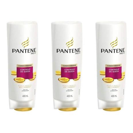 Pantene Controle De Queda Condicionador 400ml (Kit C/03) Menor preço em Pantene Controle De Queda Condicionador 400ml (Kit C/03)