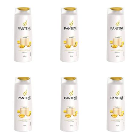 Pantene Hidratação Shampoo 400ml (Kit C/06) Menor preço em Pantene Hidratação Shampoo 400ml (Kit C/06)