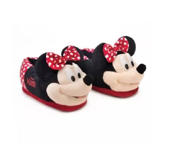 Pantufa 3D Minnie Mouse - Ricsen Menor preço em Pantufa 3D Minnie Mouse - Ricsen
