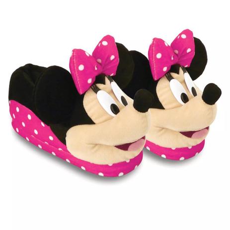 Pantufa minnie rosa 3d - ricsen ref:19818 Menor preço em Pantufa minnie rosa 3d - ricsen ref:19818