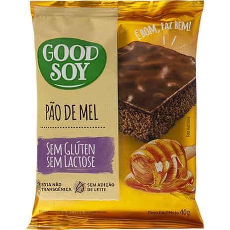 Pão de Mel sem Glúten 40g - Good Soy Menor preço em Pão de Mel sem Glúten 40g - Good Soy