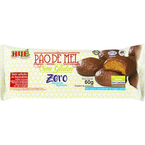 Pão de Mel Sem Glúten Zero 60g - Hué Menor preço em Pão de Mel Sem Glúten Zero 60g - Hué