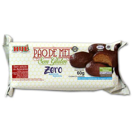 Pão de Mel Zero Açúcar coberto com Chocolate Diet Hué Vegano Sem Glúten Sem Lactose Pacote 60g Menor preço em Pão de Mel Zero Açúcar coberto com Chocolate Diet Hué Vegano Sem Glúten Sem Lactose Pacote 60g