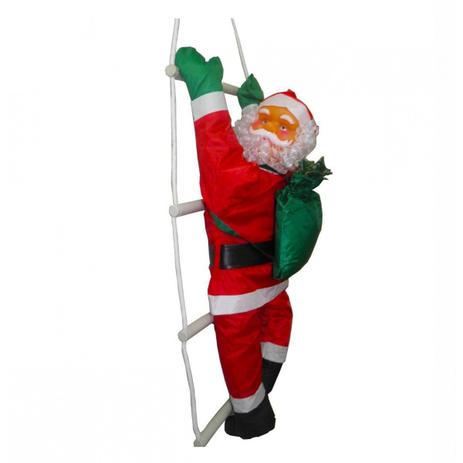 Papai Noel Subindo Escada Decoracao De Natal Grande Enfeite Natalino 74cm (BSL-36041-11) - Braslu Menor preço em Papai Noel Subindo Escada Decoracao De Natal Grande Enfeite Natalino 74cm (BSL-36041-11) - Braslu