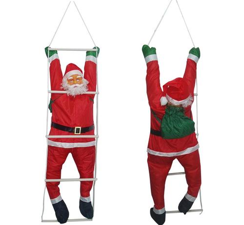 Papai Noel Subindo Escada Natal Decoracao Enfeite Natalino (BSL-36041-12) - Braslu Menor preço em Papai Noel Subindo Escada Natal Decoracao Enfeite Natalino (BSL-36041-12) - Braslu