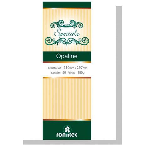 Papel A4 Opaline ALTA Alvura Branco 180G - Romitec Menor preço em Papel A4 Opaline ALTA Alvura Branco 180G - Romitec