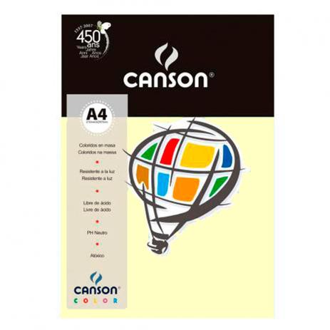 Papel Canson Color A4 180GR 10 Folhas Marfim Menor preço em Papel Canson Color A4 180GR 10 Folhas Marfim