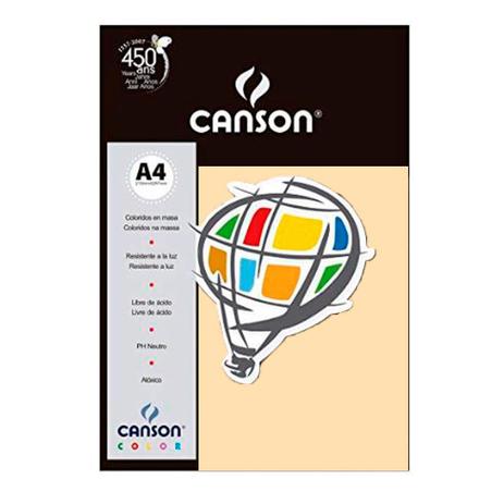Papel Canson Color Plus 180g Creme A4 c/ 10 Folhas Menor preço em Papel Canson Color Plus 180g Creme A4 c/ 10 Folhas