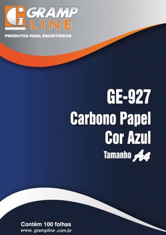 Papel Carbono para Lapis A4 Papel AZUL GE 927 GRAMP Line Menor preço em Papel Carbono para Lapis A4 Papel AZUL GE 927 GRAMP Line