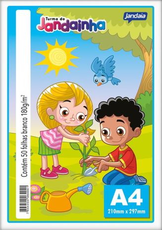 Papel cartão a4 180g/m pacote com 50 folhas branco jandainha - Jandaia Menor preço em Papel cartão a4 180g/m pacote com 50 folhas branco jandainha - Jandaia