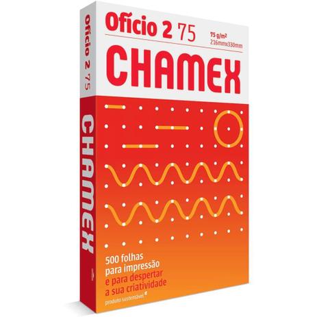 Papel Chamex Oficio 2 75g 500 Folhas Branco Menor preço em Papel Chamex Oficio 2 75g 500 Folhas Branco