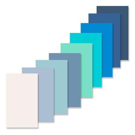 Papel Color Plus Fedrigoni 180 g/m² A4 Kit 9 Fls Tons de Azul Menor preço em Papel Color Plus Fedrigoni 180 g/m² A4 Kit 9 Fls Tons de Azul
