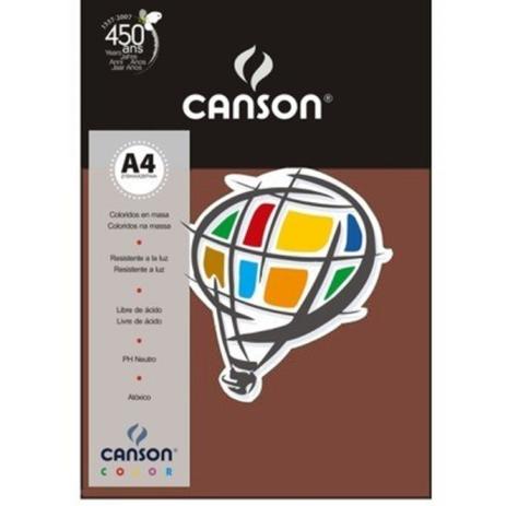 Papel Colorido Canson A4 180g/m² 10 Folhas Chocolate Menor preço em Papel Colorido Canson A4 180g/m² 10 Folhas Chocolate