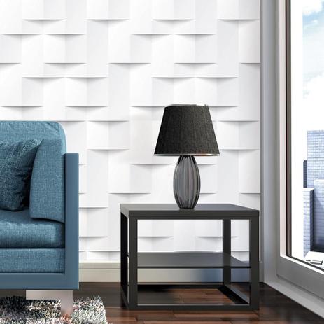 Featured image of post Papel De Parede 3D Branco Para Sala Papel de parede listrado cinza e branco vertical