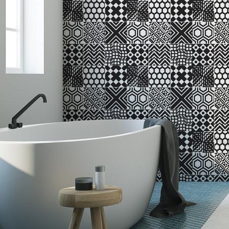 Papel de Parede Adesivo Azulejo Berlin Preto e Branco - Eucolo é ruim? Papel de Parede Adesivo Azulejo Berlin Preto e Branco - Eucolo é boa?