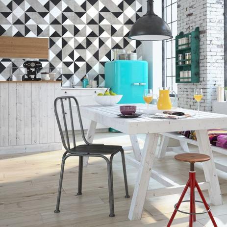 Papel de Parede Adesivo Azulejo Preto Branco e Cinza 3,0 mt A x 48 cm L - Stickdecor Menor preço em Papel de Parede Adesivo Azulejo Preto Branco e Cinza 3,0 mt A x 48 cm L - Stickdecor